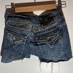 Miss Me Blue Denim Shorts size 25